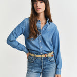 SEMI LIGHT BLUE WORN IN