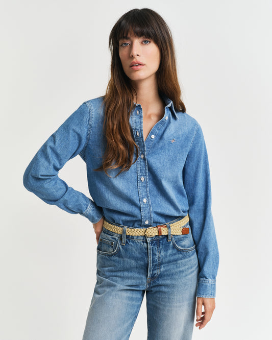SEMI LIGHT BLUE WORN IN
