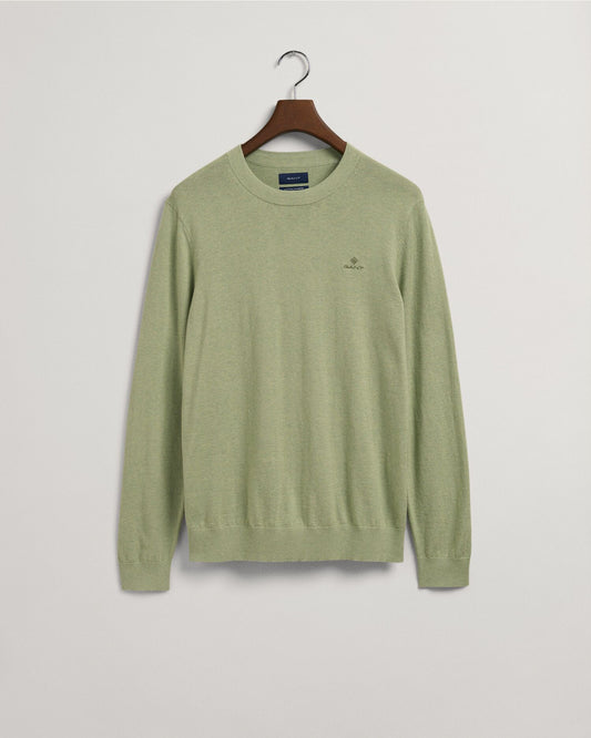 COTTON CASHMERE C-NECK